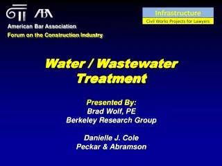 Water / Wastewater Treatment