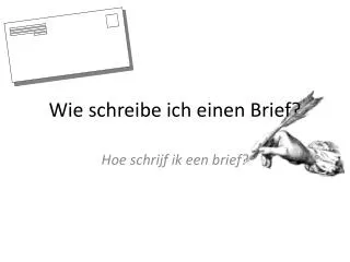 wie schreibe ich einen brief