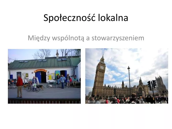 spo eczno lokalna