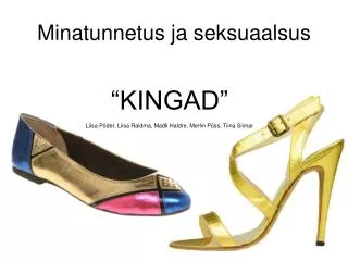 minatunnetus ja seksuaalsus