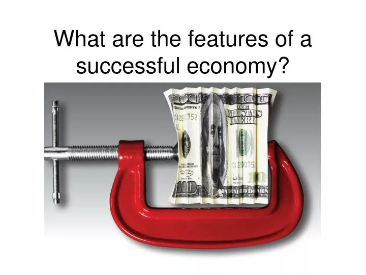 what are the features of a successful economy