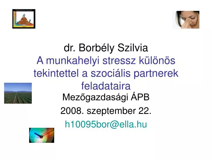 dr borb ly szilvia a munkahelyi stressz k l n s tekintettel a szoci lis partnerek feladataira