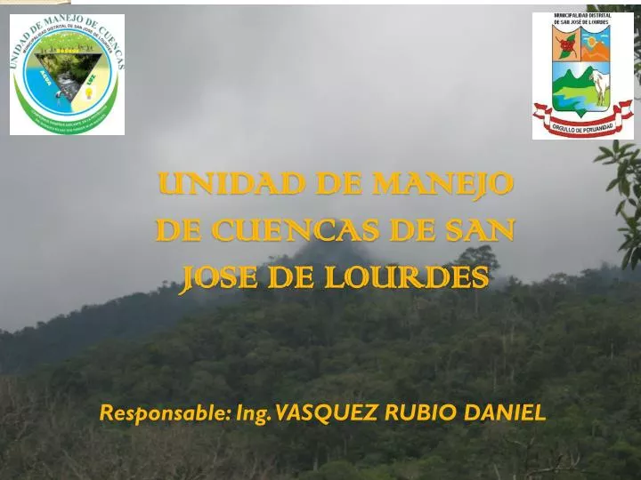 unidad de manejo de cuencas de san jose de lourdes