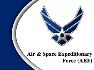 Air &amp; Space Expeditionary Force (AEF)