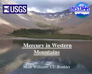 Mercury in Western Mountains