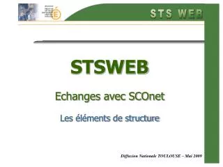 stsweb echanges avec sconet les l ments de structure