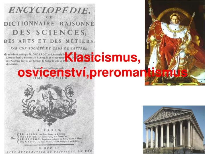 klasicismus osv censtv preromantismus