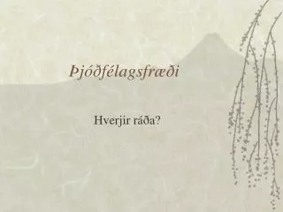 j f lagsfr i