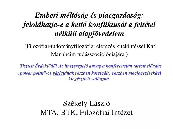 sz kely l szl mta btk filoz fiai int zet