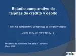 Ministerio de Economía, Industria y Comercio Mayo, 2012 - slide 1