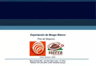 exportaci n de musgo blanco