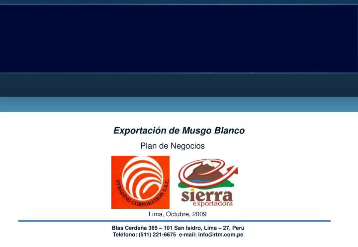 exportaci n de musgo blanco