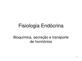 fisiologia end crina