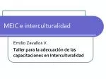 MEIC e interculturalidad - slide 1