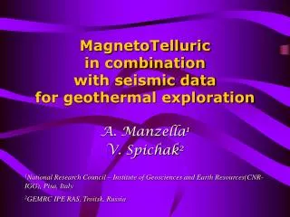 MagnetoTelluric in combination with seismic data for geothermal exploration