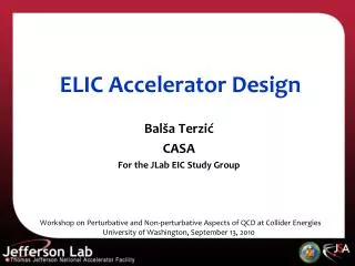 ELIC Accelerator Design