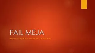 fail meja