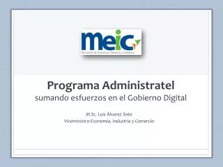 programa administratel sumando esfuerzos en el gobierno digital