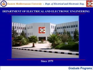 DEPARTMENT OF ELECTRICAL AND ELECTRONIC ENGINEERING