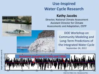 Use-Inspired Water Cycle Research