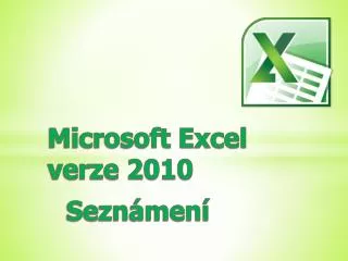microsoft excel verze 2010