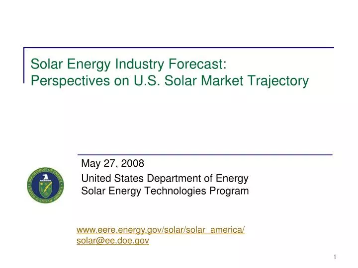 solar energy industry forecast perspectives on u s solar market trajectory