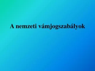 a nemzeti v mjogszab lyok