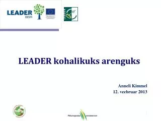 leader kohalikuks arenguks