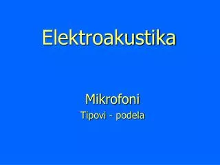 elektroakustika
