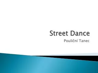 street dance