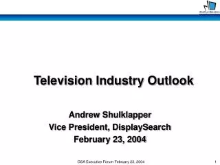 Television Industry Outlook
