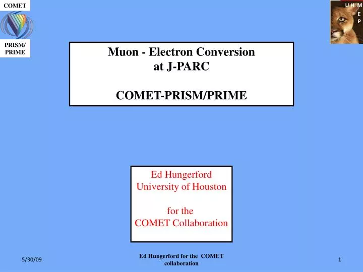 muon electron conversion at j parc comet prism prime