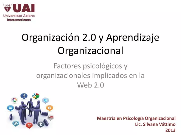 organizaci n 2 0 y aprendizaje organizacional