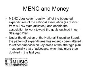 MENC and Money