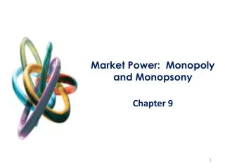 Market Power: Monopoly and Monopsony Chapter 9