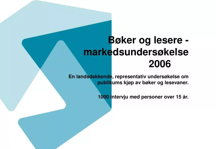 b ker og lesere markedsunders kelse 2006