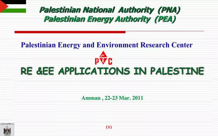re ee applications in palestine amman 22 23 mar 2011