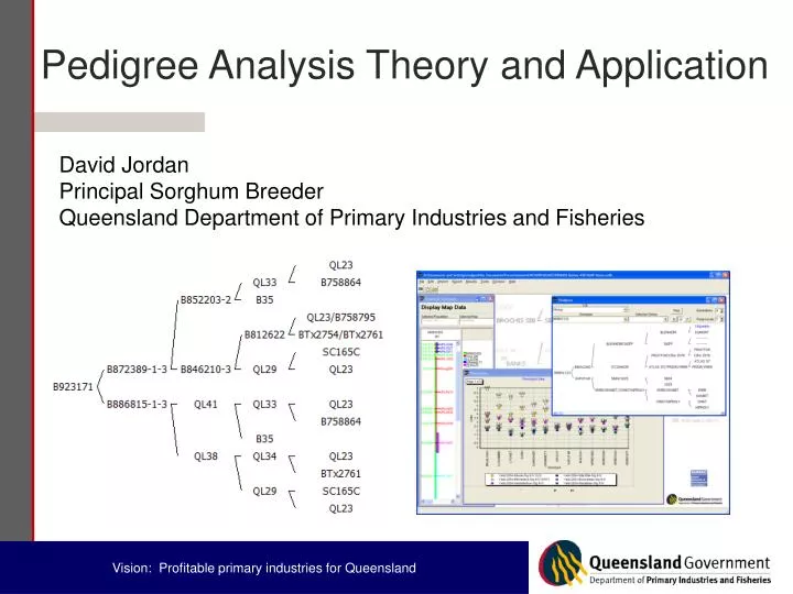 pedigree analysis theory and application