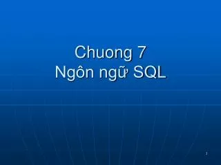 chuong 7 ng n ng sql