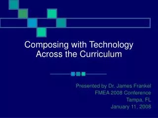 Composing with Technology Across the Curriculum