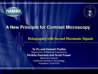 A New Principle for Contrast Microscopy