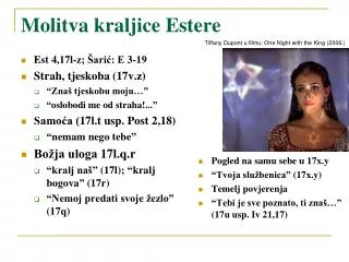 molitva kraljice estere