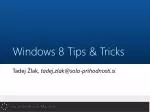 Windows 8 Tips &amp; Tricks - slide 1