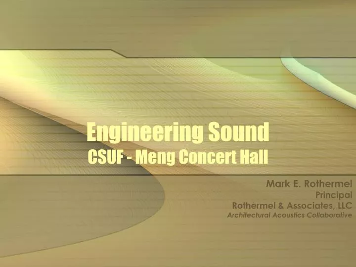 engineering sound csuf meng concert hall