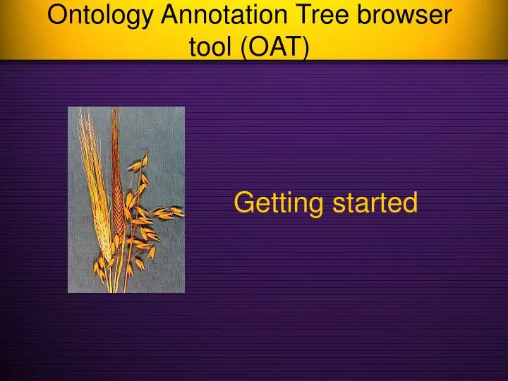 ontology annotation tree browser tool oat