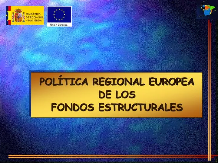 pol tica regional europea de los fondos estructurales