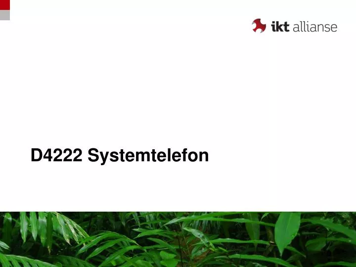 d4222 systemtelefon