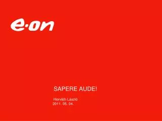 sapere aude