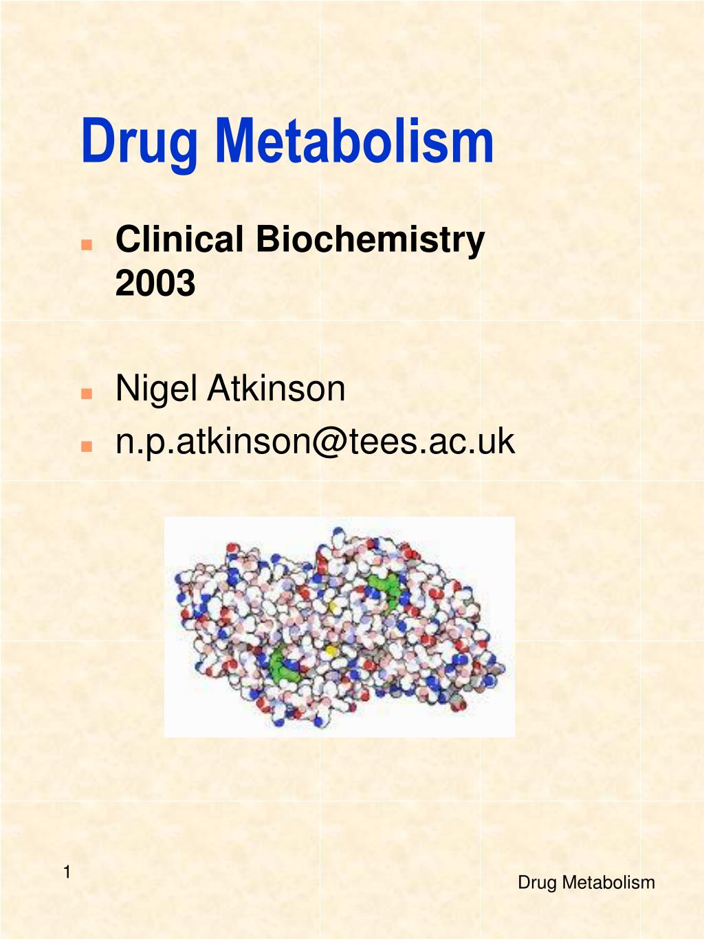 PPT - Drug Metabolism PowerPoint Presentation, free download - ID:4264468