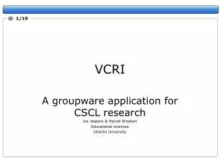 VCRI